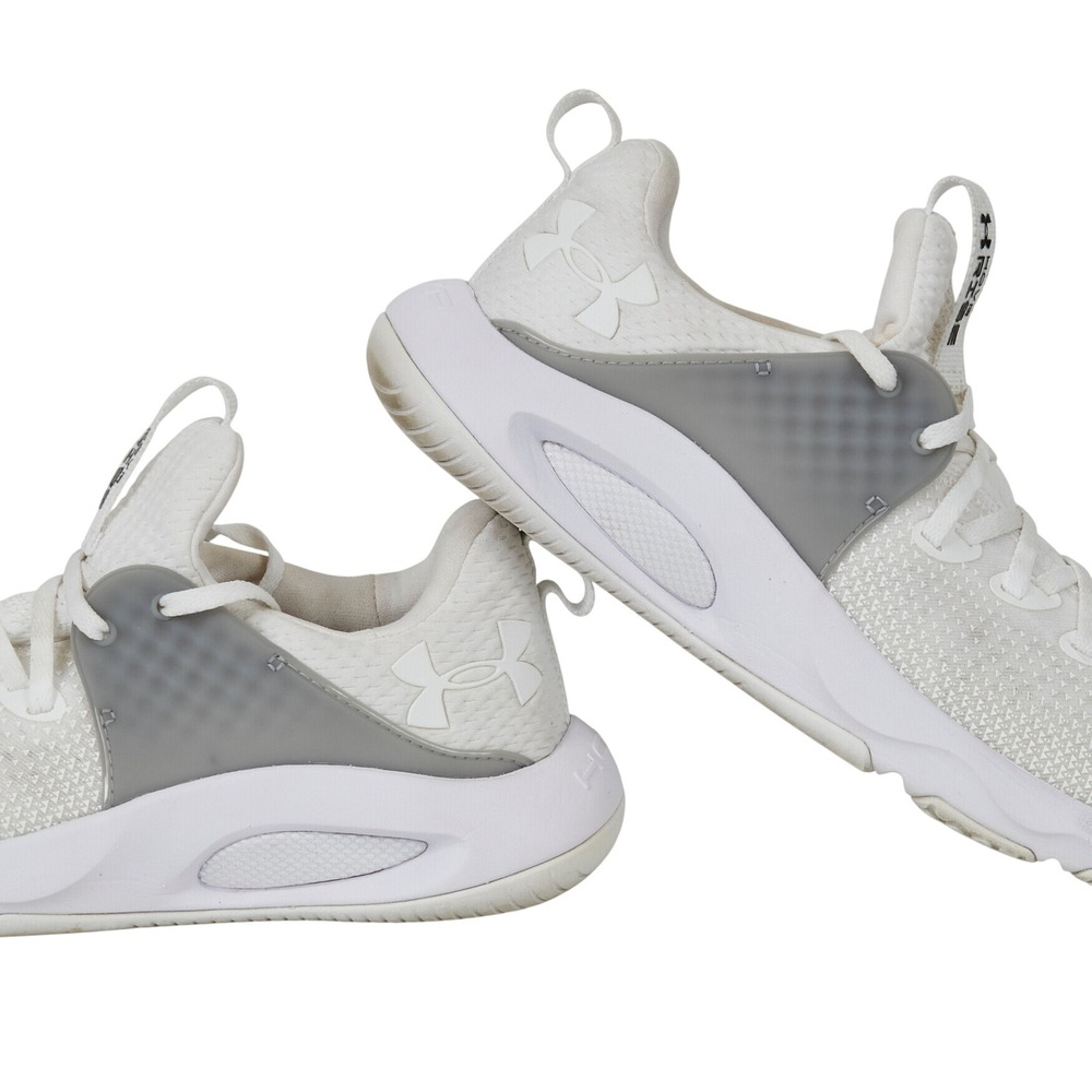 Under Armour HOVR Rise 3 Cross Trainer 10 White Sneakers Athletic Training Mesh